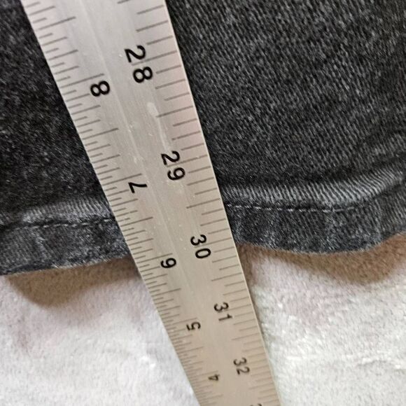 Style & Co Jeans Womens Size 6 Black Easy Care Straight Leg Fit Denim - Picture 6 of 10